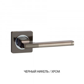 Дверная ручка VANTAGE  V53BN/CP, черный никель/хром, ЦАМ